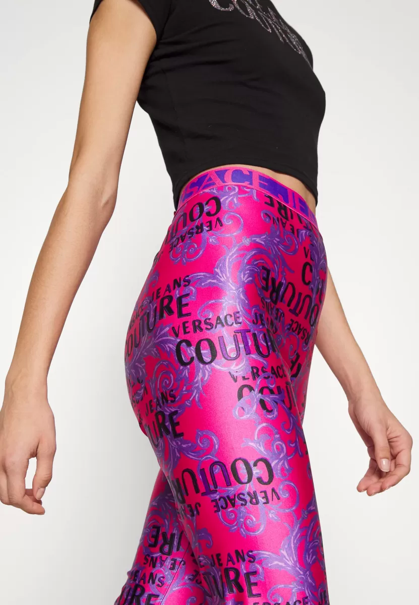 VERSACE JEANS COUTURE LEGGING PINK