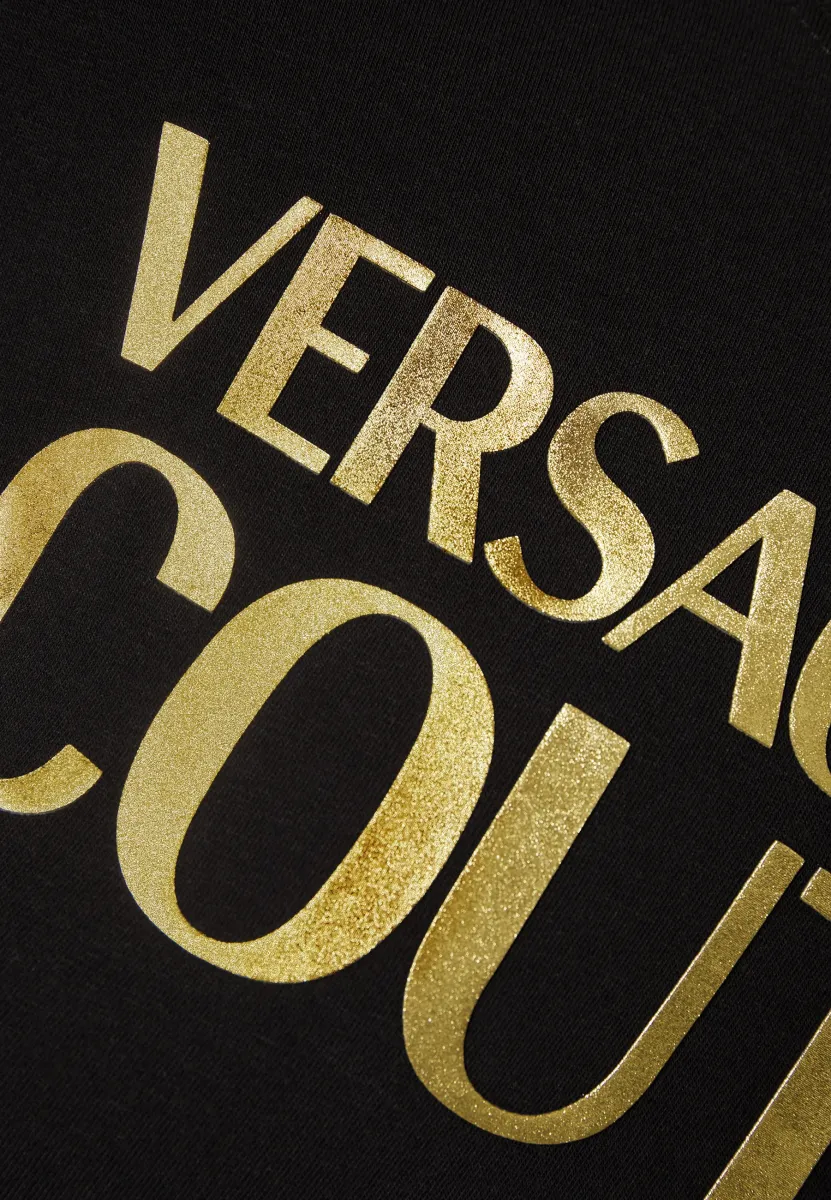 VERSACE JEANS COUTURE T-SHIRT BLACK/GOLD