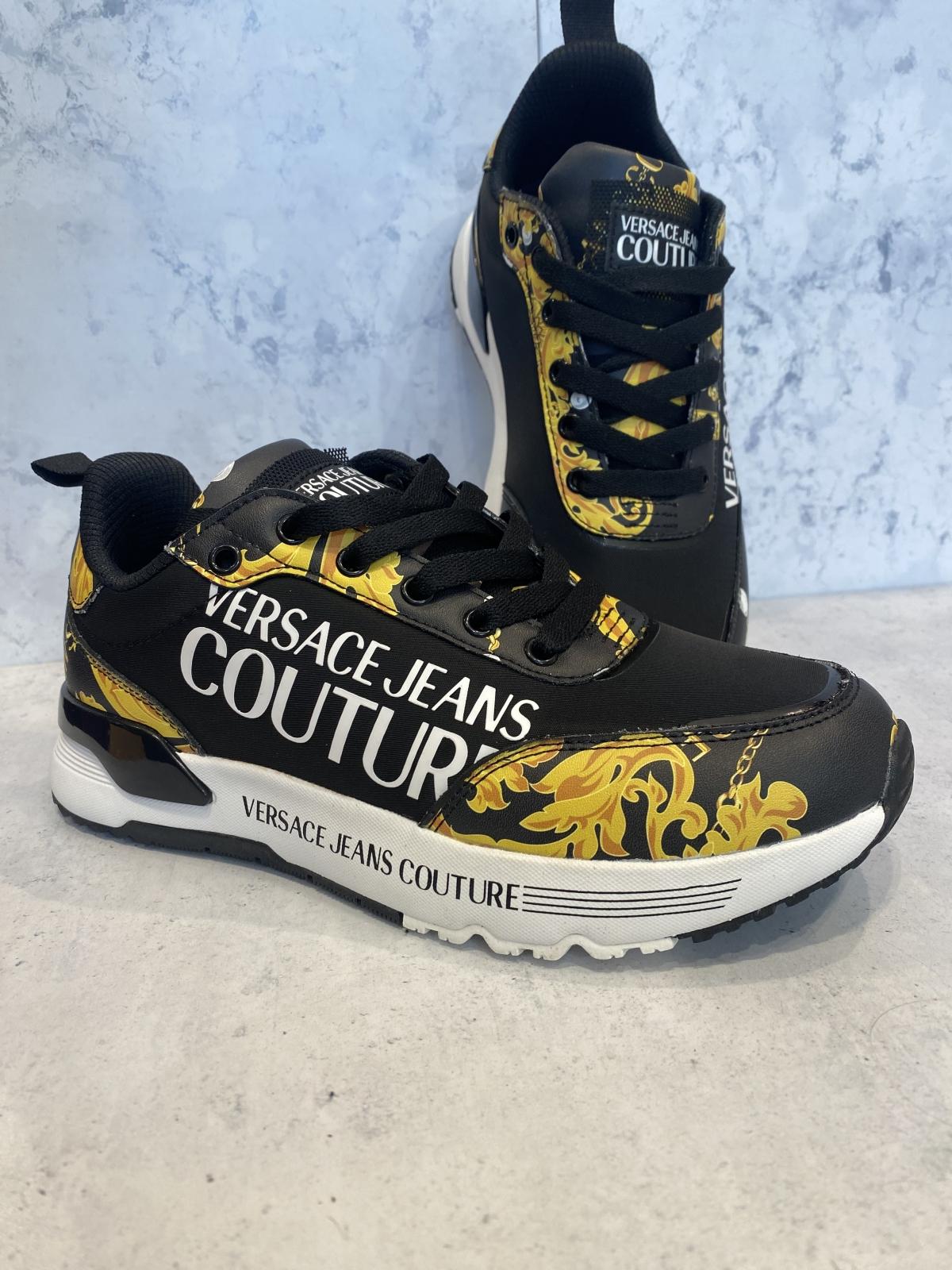 VERSACE JEANS COUTURE FONDO DYNAMIC BLACK SNEAKERS