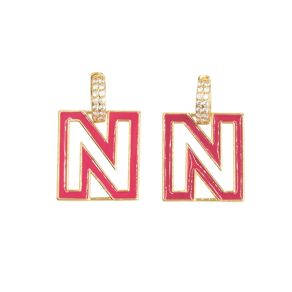 Nikkie Candy logo necklace pink