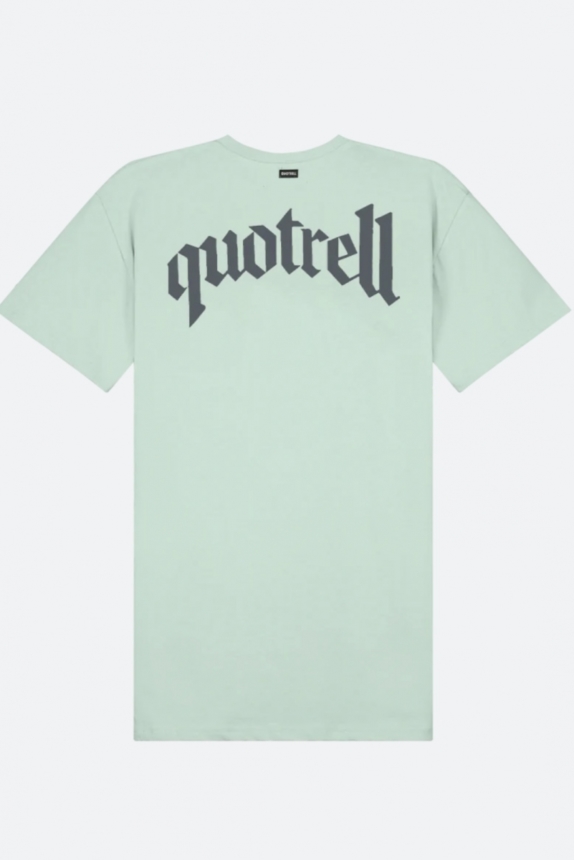 QUOTRELL WING T-SHIRT DRESS MINT / GREY