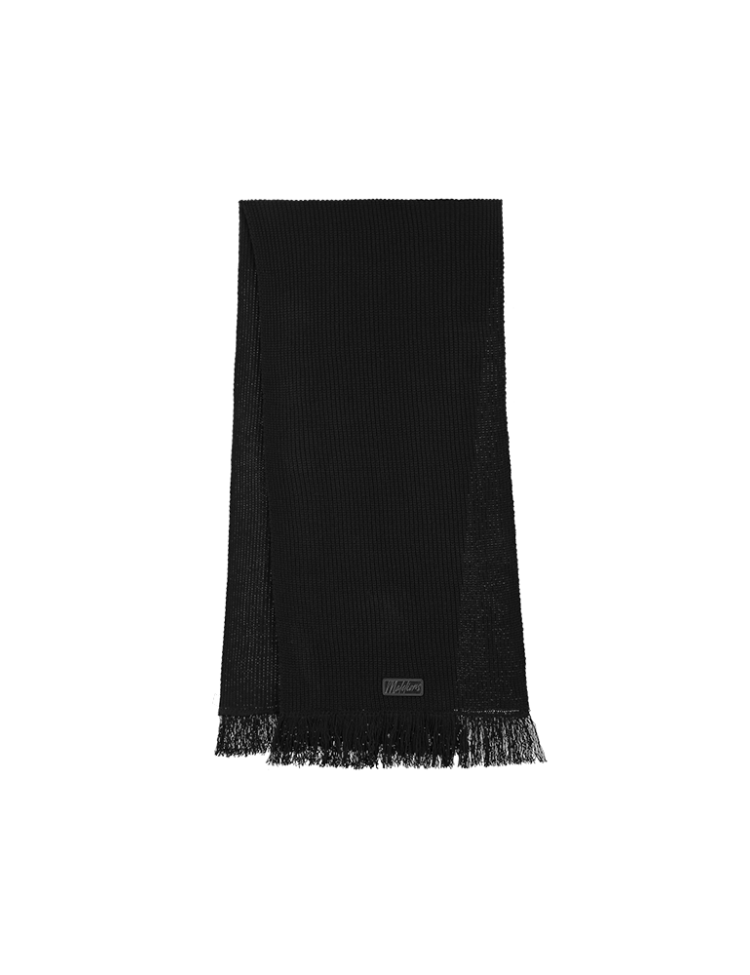 MALELIONS WOMEN KNITTED SCARF BLACK