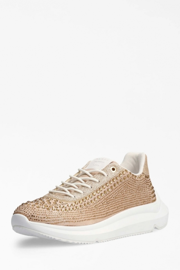 GUESS GLITTERS GOLD SNEAKERS