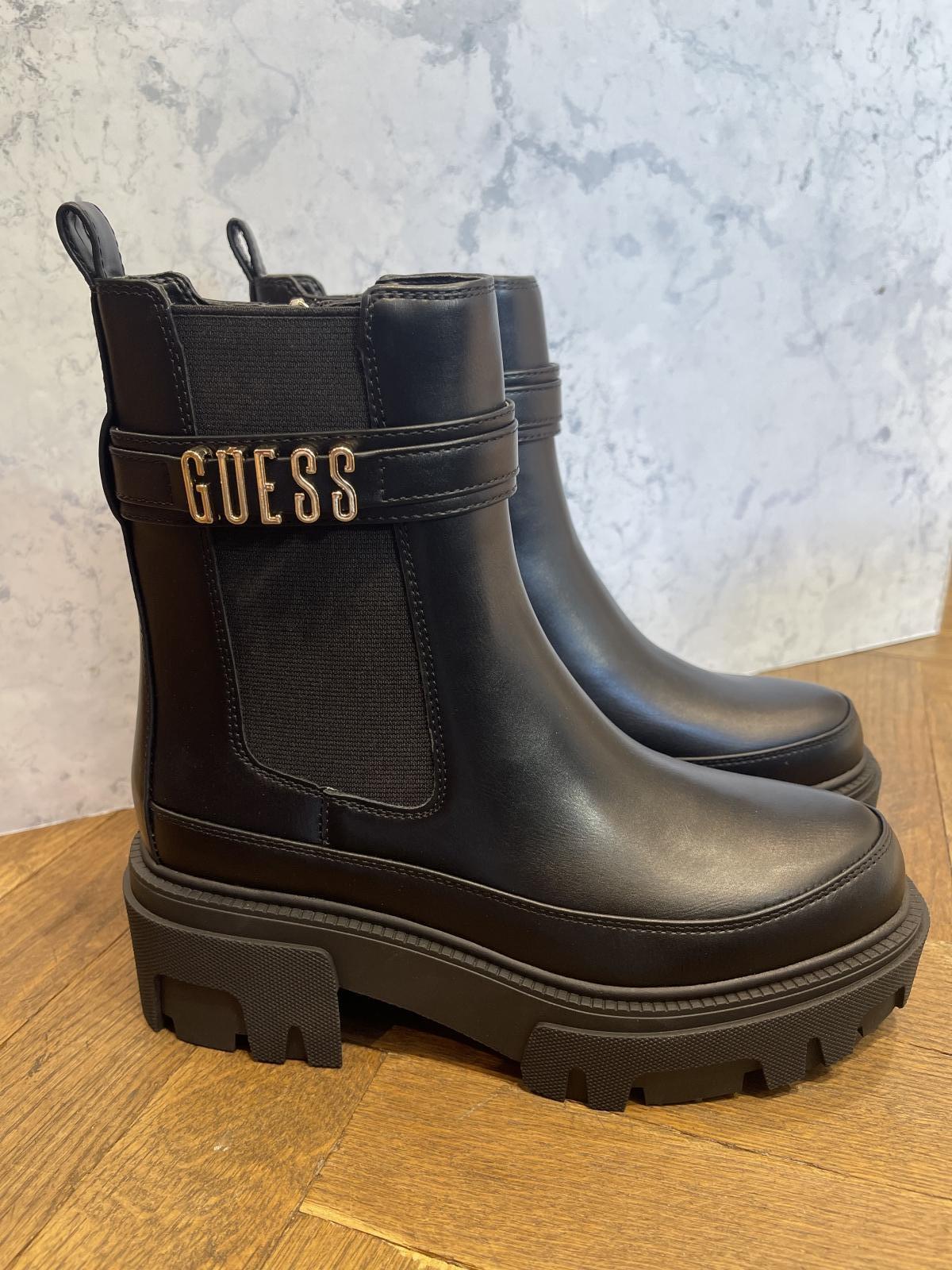 GUESS BOOTS LAAG BLACK