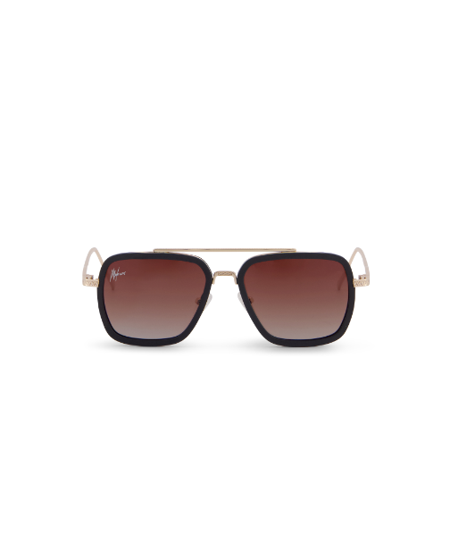 MALELIONS ABSTRACT SUNGLASSES GOLD