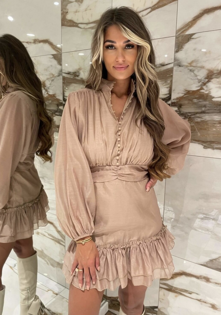 ROLY DRESS TAUPE