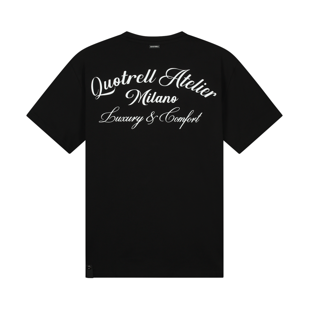 QUOTRELL ATELIER MILANO T-SHIRT BLACK WHITE