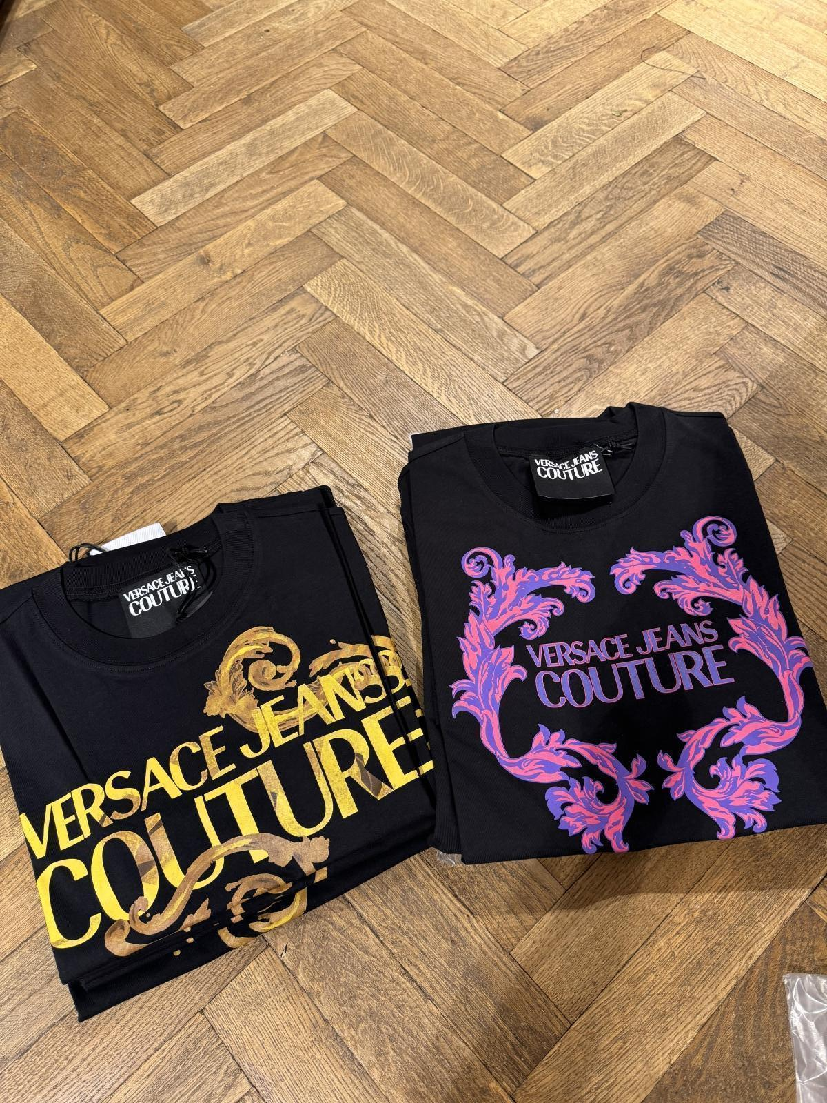 Versace Jeans Couture LOGO BAROQUE – T-shirt print