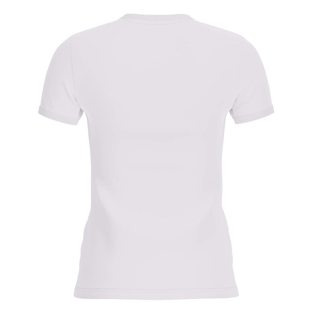 GUESS T-SHIRT WIT MET ROOD LOGO